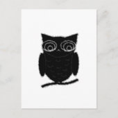Inkblot Owl Briefkaart (Voorkant)