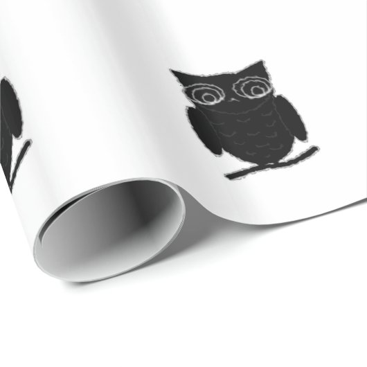 Inkblot Owl Cadeaupapier (Rol Hoek)