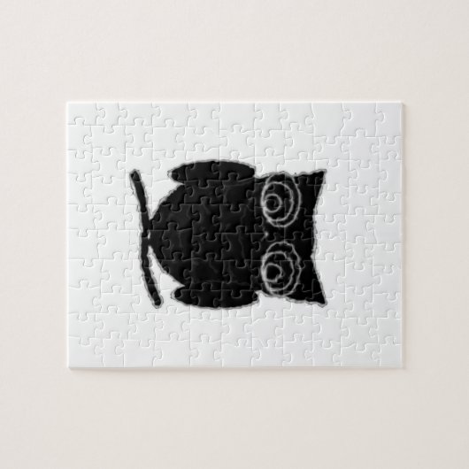 Inkblot Owl Legpuzzel (Horizontaal)