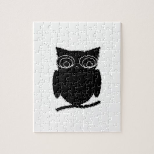 Inkblot Owl Legpuzzel (Verticaal)