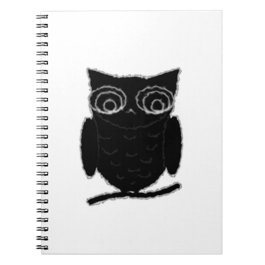 Inkblot Owl Notitieboek (Voorkant)