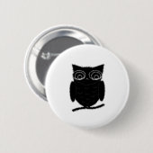 Inkblot Owl Ronde Button 5,7 Cm (Voorkant /achterkant)