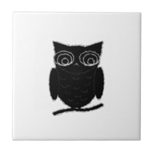 Inkblot Owl Tegeltje