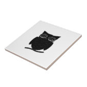 Inkblot Owl Tegeltje (Zijkant)
