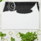 Inkblot Owl Theedoek (Gevouwen)