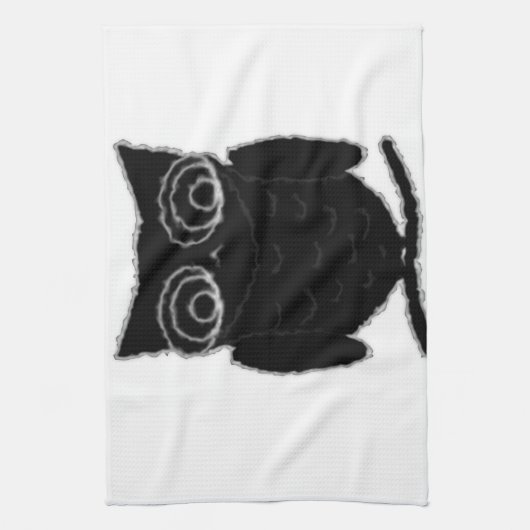 Inkblot Owl Theedoek (Verticaal)