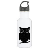 Inkblot Owl Waterfles (Voorkant)