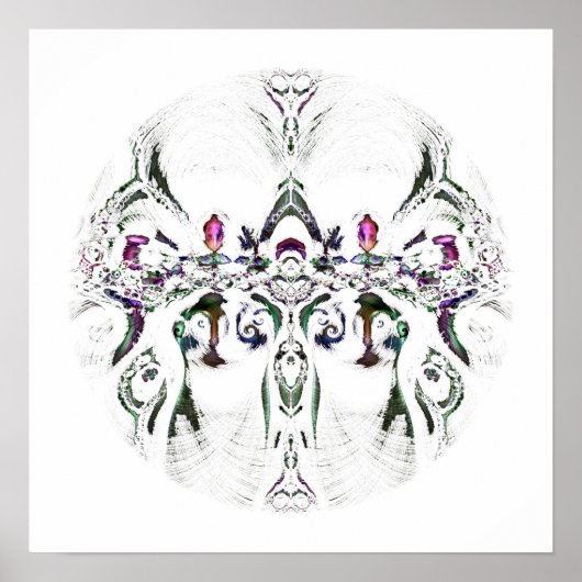 InkBlot - Symmetrie 1 Poster (Voorkant)