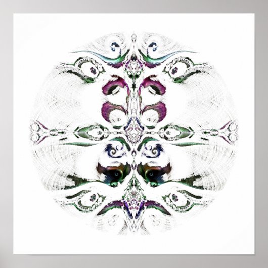 InkBlot - Symmetrie 2 Poster (Voorkant)