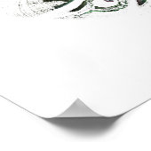 InkBlot - Symmetrie 4 Poster (Hoek)