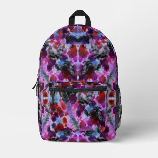 Inkblot van de Purpinklue Bedrukte Rugzak (Voorkant)