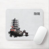 Inkbrush Pagoda Mousepad Muismat (Met muis)