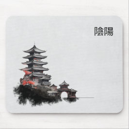 Inkbrush Pagoda Mousepad Muismat