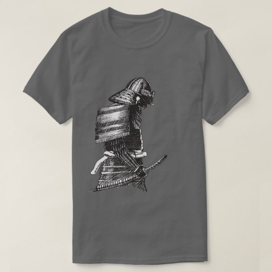 Inked Anime Japans Samurai Warrior Premium T-shirt (Design voorkant)