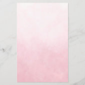 Inked Art Poppies op Roze Ombre (Achterkant)