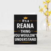 Inked Creation - Het is een Reana-ding dat je niet Kaart (Gele Bloem)