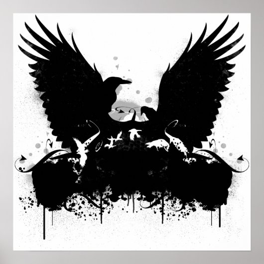 Inked Crows Poster (Voorkant)