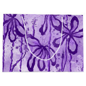 Inked Flowers - Lila Groot Cadeauzakje (Achterkant)