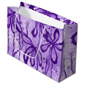 Inked Flowers - Lila Groot Cadeauzakje (Voorkant Gekanteld)
