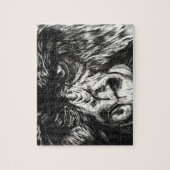 Inked Gorilla Puzzle Legpuzzel (Verticaal)