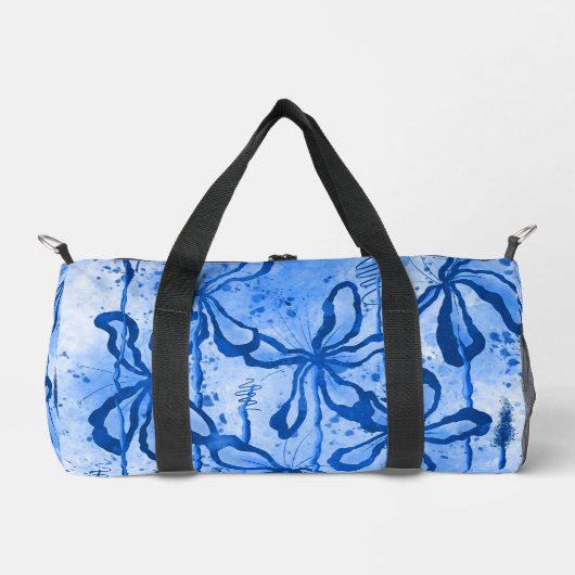 Inked Lelies - Blauw Plunjezak (Voorkant)