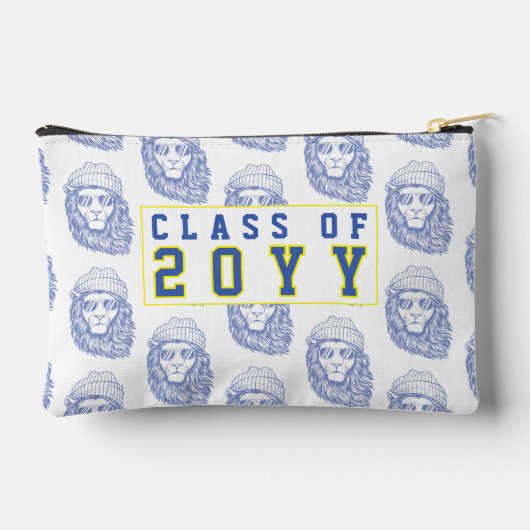 Inked Lion Mascot School Afstuderen Jaar Etui (Achterkant)