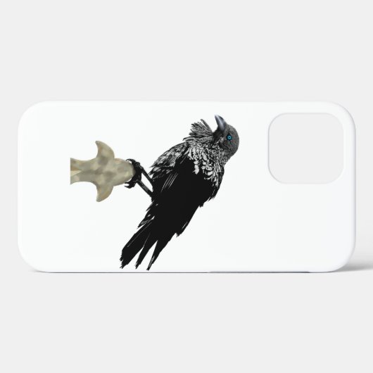 Inked Raven Case-Mate iPhone Case (Achterkant (horizontaal))