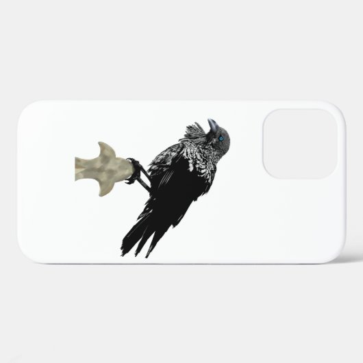 Inked Raven Case-Mate iPhone Case (Achterkant (horizontaal))