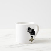 Inked Raven Espresso Kop (Voorkant rechts)