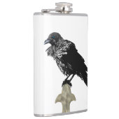 Inked Raven Heupfles (Rechts)