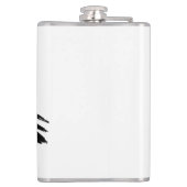 Inked Raven Heupfles (Achterkant)