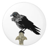 Inked Raven Keramische Knop (Voorkant)