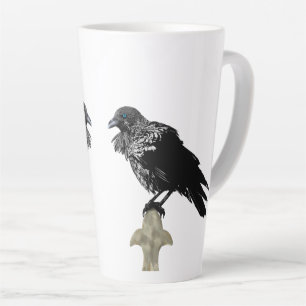Inked Raven Latte Mok