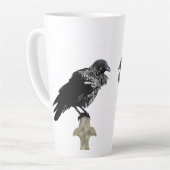 Inked Raven Latte Mok (Linkerhoek)