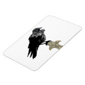 Inked Raven Magneet (Linkerzijde)