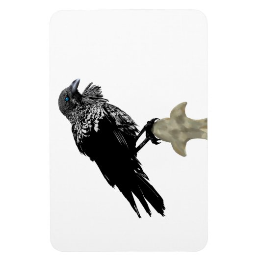 Inked Raven Magneet (Verticaal)