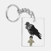 Inked Raven Sleutelhanger (Voorkant Links)