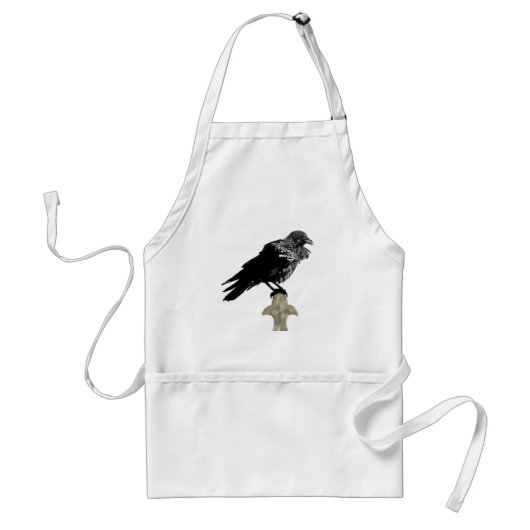 Inked Raven Standaard Schort (Voorkant)
