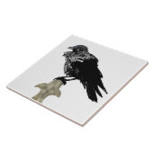 Inked Raven Tegeltje (Zijkant)
