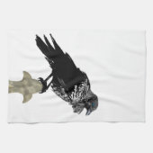Inked Raven Theedoek (Horizontaal)