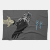 Inked Raven Theedoek (Horizontaal)