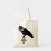 Inked Raven Tote Bag (Voorkant)