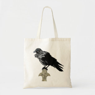 Inked Raven Tote Bag