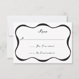 Inked Ribbon Response Kaart