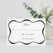 Inked Ribbon Response Kaart (Staand voorkant)