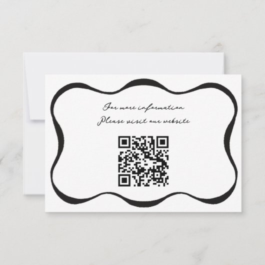 Inked Ribbon Response Kaart (Achterkant)