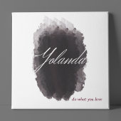 Inked Signature Bold Canvas Afdruk