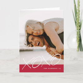 Inked XOXO Valentijnsdag Kaart - Rood