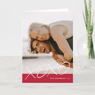 Inked XOXO Valentijnsdag Kaart - Rood