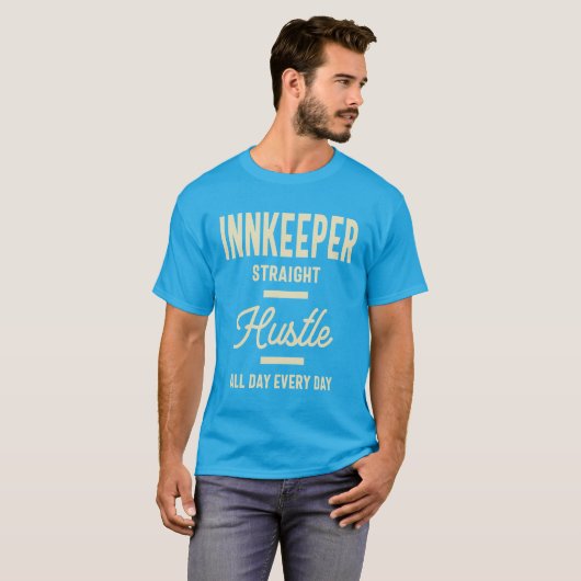 Inkeeper Cadeau Funny Job Title Professional T-shirt (Voorkant volledig)
